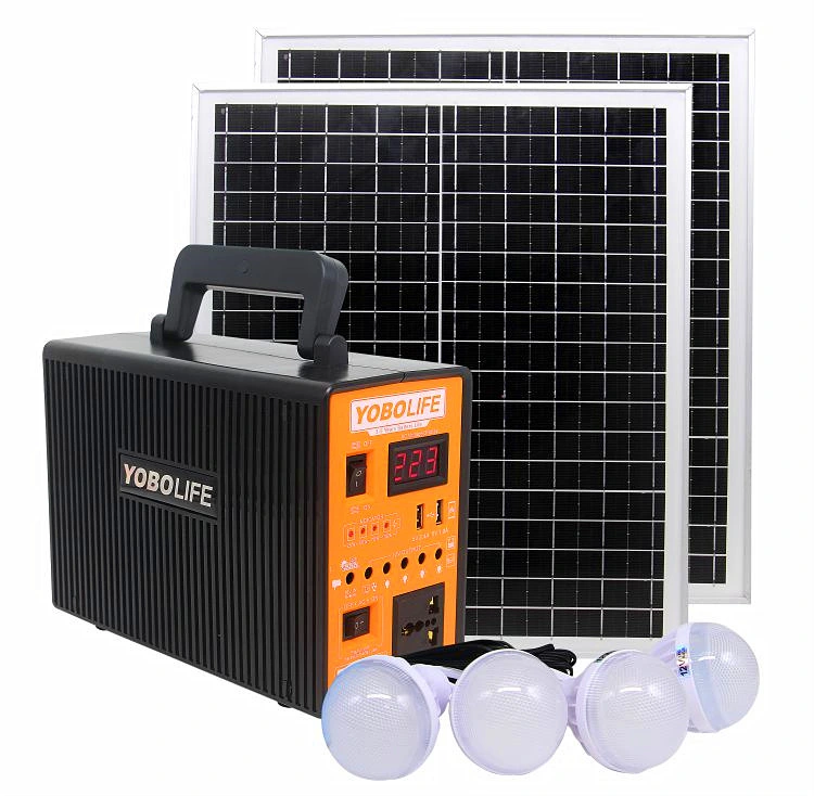 220V One Stop Solar Solutions for Solar Energy System to Support AC Fan and TV