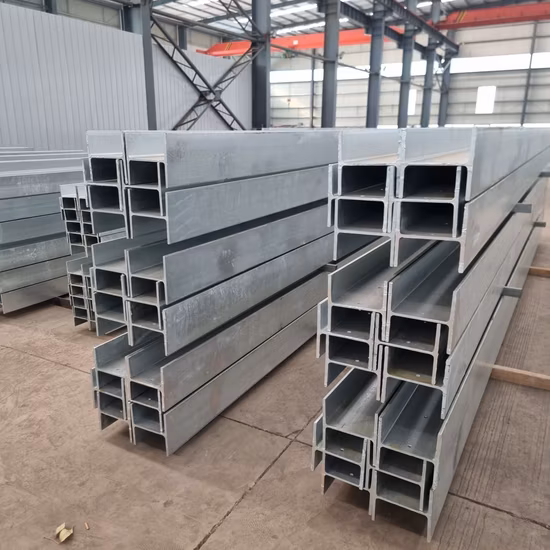 Trave ad H professionale in acciaio dolce laminato a caldo di alta qualità con ampia flangia